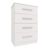 Comoda Mesa De Cabeceira Lavanderia Multiuso 92x56 Acabamento Branco Cor Branco