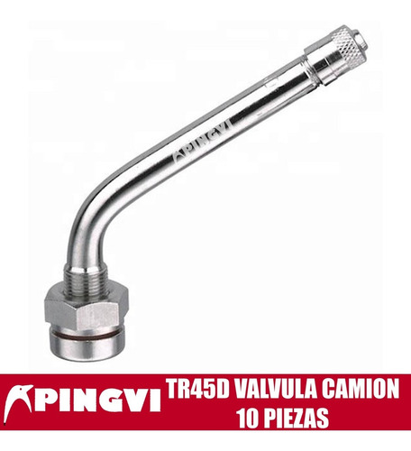 10 Pz Válvula Pivote Tr545d Para Camion De Rin De Aluminio