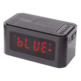 Reloj Despertador Altavoz Bluetooth Micro Sd Mp3 Usb Recarga