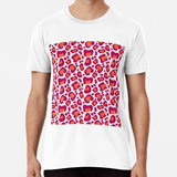 Remera Pink & Orange Animal Print Algodon Premium 