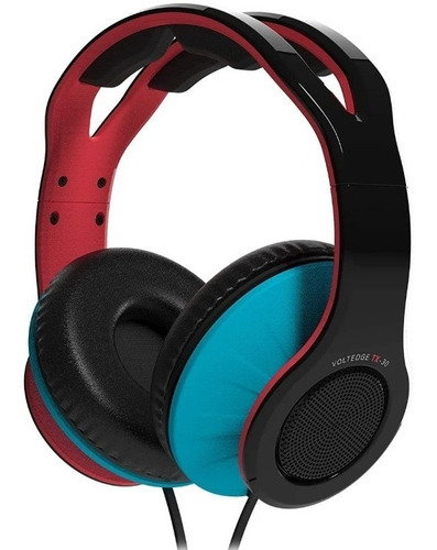 Audifonos Alámbricos Tx30 Nintendo Switch Nuevos Color Rojo