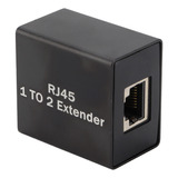 Conmutador De Internet, Divisor Ethernet Rj45, Conector Rojo