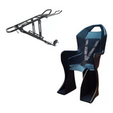 Combo Silla Trasera Smart Para Niños + Porta Paquetes Mtb 