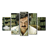 Cuadros Pablo Escobar Grande 150 X 90 Cm 5 Piezas