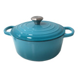 Olla Cacerola Cocina Horno 24 Cm Hierro Fundido Esmaltado