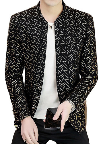 Blazer Traje Sacos Slim Fit Estilo Coreana Para Caballeros