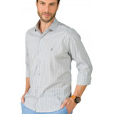 Camisa Social Manga Longa Baumgarten Elegance Xadrez 2603