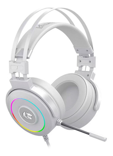 Auriculares Gamer Redragon Lamia Rgb H320w Blanco Mexx 2