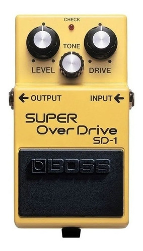 Pedal Overdrive P/ Guitarra Boss Sd1 Super Overdrive Oferta!
