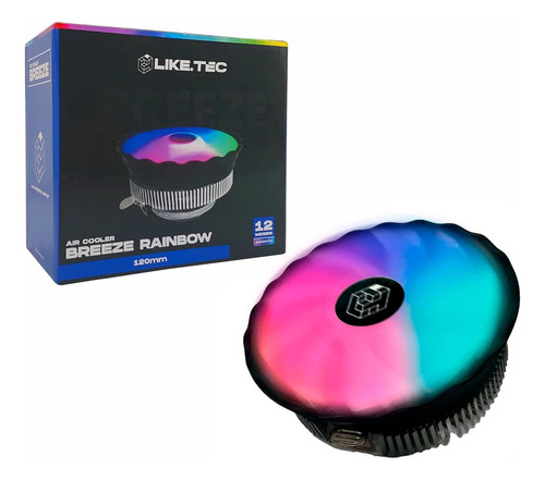 Air Cooler Universal 120mm Rainbow Liketec Breeze Intel/amd