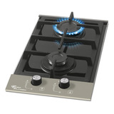 Cooktop A Gás Fischer Platinium 2q Com 2 Bocas Preto