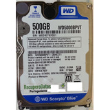 Western Digital Wd5000bpvt-35hxzt 500gb - 2393 Recuperodatos