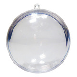 Kit 10 Esferas De Acrílico 6,5cm Decoração Enfeite Natalino