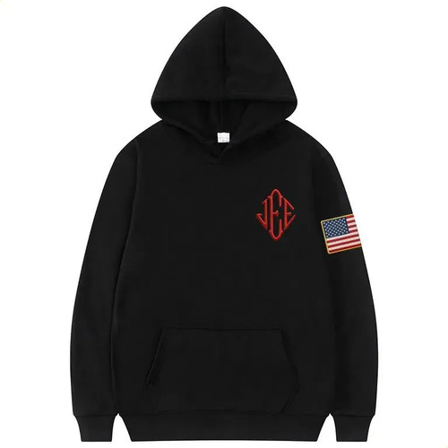 Sudadera Con Capucha Y2k Jee Epstein Bordada Del Mismo Estil | MercadoLibre