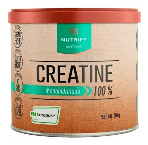 Creatina Monohidratada Creapure 300g - Nutrify Original C Nf