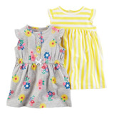 Carters Vestidos Pack X 2 De 0 A 6 Meses