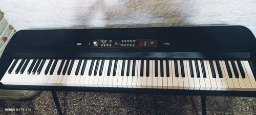 Piano Digital 88 Teclas Korg Sp280 + Pedal Color Negro