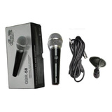 Microfono Sm58 Gbr Dinamico Unidireccional Cable Y Pipeta