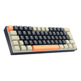 Teclado Gamer Redragon Lakshmi Switch Marrom - K606-og&gy&bk