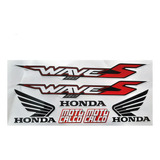 Kit De Calcos Honda Wave 110s Moto Calco