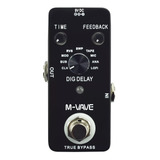 Delay M-vave Digi Delay Pedal Para Guitarra O Bajo Digital