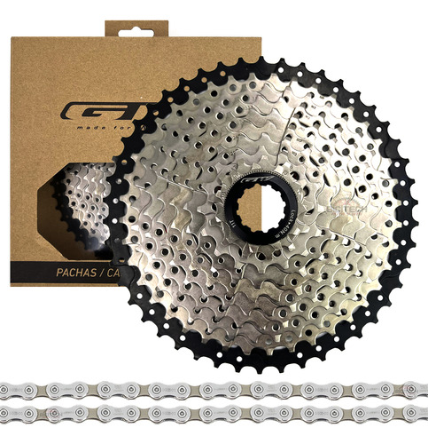 Pacha Mtb 10v Gw 11-46 + Cadena 10v Shimano 10 Velocidades