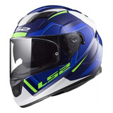 Casco Moto Integral Ls2 320 Stream Evo Axis Doble Visor