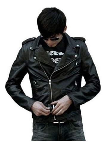 Chaqueta Rocker Slim Negra, Mi Estilo Biker