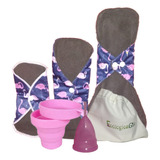 Kit Ecologica Girl 1 Copa Menstrual Con Toallas De Tela