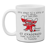 Taza De Ceramica Stitch Nivel De Maldas