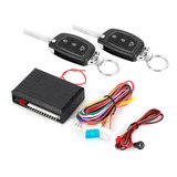 Kit De Alarma Automotriz Con Llave, Sirena Y Controles