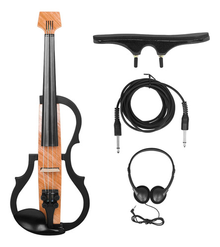 Violín Eléctrico Con Reposabrazos, Auriculares, Kits De