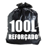 Rolo Saco De Lixo Preto Reforçado 100 Litros 15 Unidades