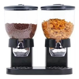 Dispensador De Cereal Doble Recipiente De Cocina