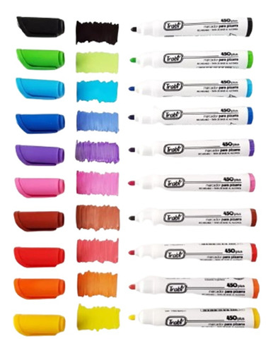 Marcadores De Pizarra Trabi Recargable 10 Colores Diferentes