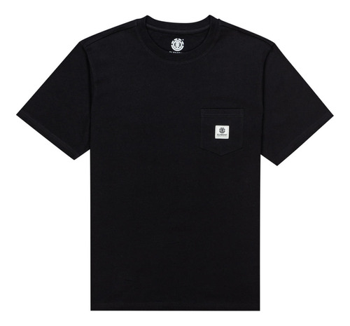 Polera M/c Basic Pkt Lbl Kttp Negro Hombre