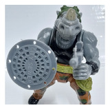 Tmnt Rocksteady C Bio Card 1988 Playmates Vintage Fig137