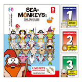 1 Kit Sea Monkeys - Aqua Dragons - Los Ovonautas - Gluupys