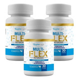 Pack 3 Multiflex Reforzado Con Acido Hialuronico 30 Tabletas