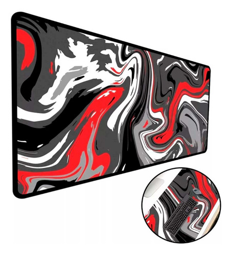 Mouse Pad Gamer Speed Extra Grande Abstrato Premium 70x30cm