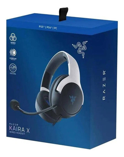 Headset Gamer Razer Kaira X For Playstation 5 White Ps4 - Pc
