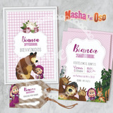 Kit Imprimible Masha Y El Oso. Cumpleaños + Deco + Candy Bar