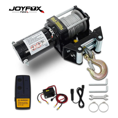 Winch Electrico 3000 Lb 14metros De Cable Jeep Wrangler Joyfox | Envío gratis
