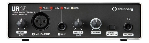 Placa Steinberg Ur12 Interface De Audio 2x2 Con 1 D-pre