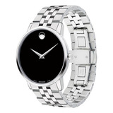 Reloj Movado Caballero Color Plateado 607199 - S007