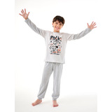 Pijama Rock Invierno Rokos Boys Art 2281