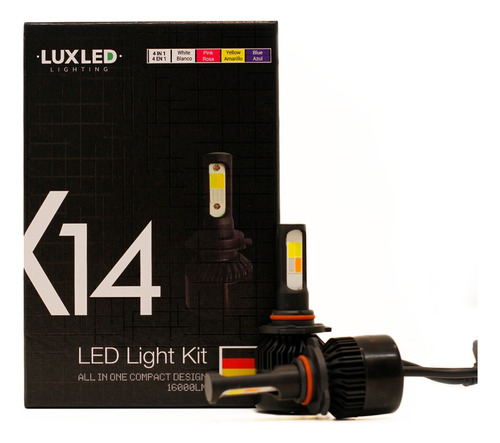 Cree Led 4 Colores X14 H7 H4 H3 H1 H11 9006 H16 32000 Lm