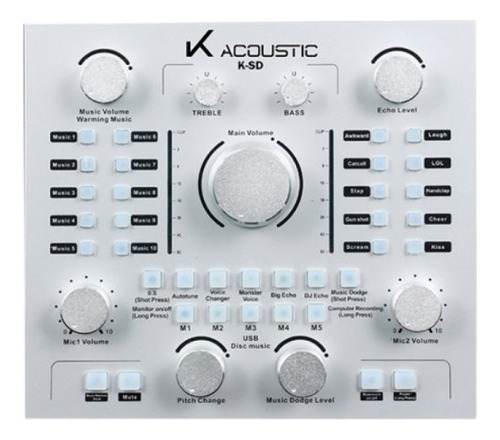 Interfaz Multiple Mixer K-acoustic K-sd