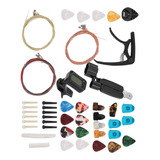 Juego De Cuerdas De Colores Para Guitarra Capo Accessories,