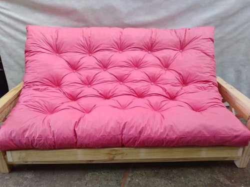 Colchon Para Futon En Ecocuero 3 Cuerpos Excelente